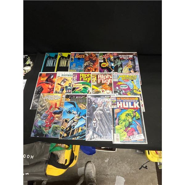 A Nice Lot of 15 Good Vintage Comics on Board in Bag