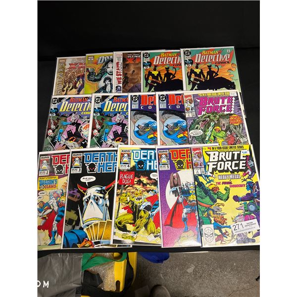 A Nice Lot of 15 Good Vintage Comics on Board in Bag