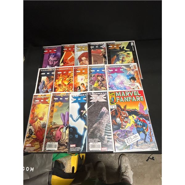 A Nice Lot of 15 Good Vintage Comics on Board in Bag