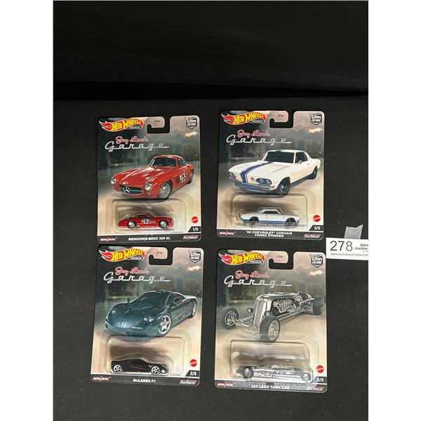 Lot of 4 Jay Leno's Garage Hotwheels New In Package