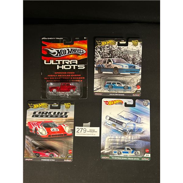 Lot of 4 Specialty Hotwheels New in Package
