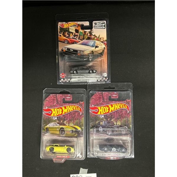 Lot of 3 Hotwheels Classics New in Pkg Plus in Protective Cases