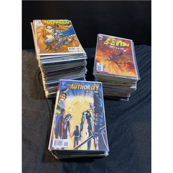 Large Mixed Lot of DC & Marvel Comic Books, Bagged and Boarded