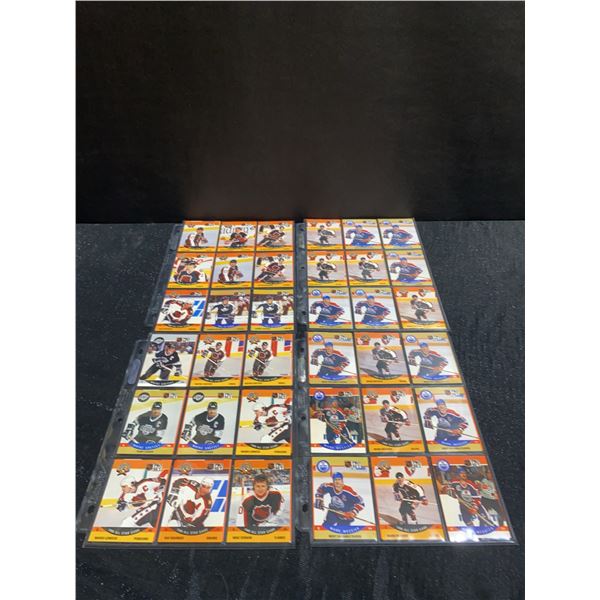 1990 NHL Pro Set Hockey Stars Card Lot (Gretzky, Messier, Lemieux)
