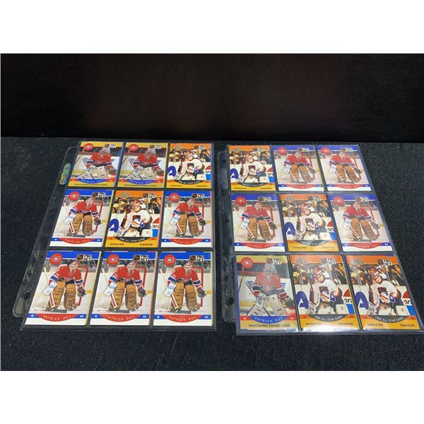 Patrick Roy NHL Pro Set Hockey Card Lot Montreal Canadiens