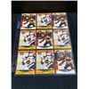 Image 1 : 1990 Pro Set Mario Lemieux Hockey Card Lot (9 Cards)