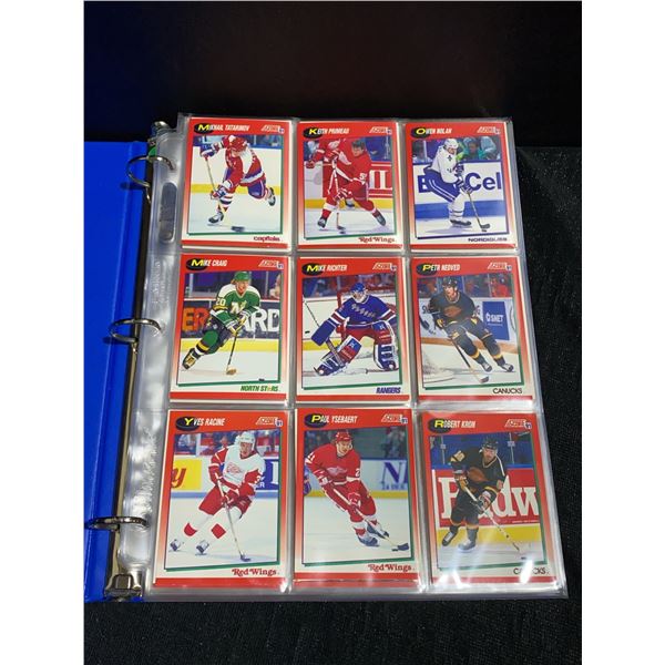 Binder of 1990s NHL Hockey Cards Assorted Brands