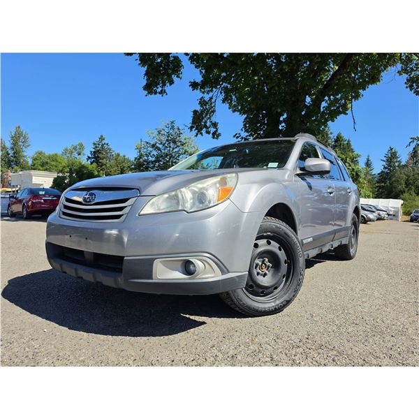 DUNCAN - 2010 SUBARU OUTBACK GREY 190775 KMS - 365044