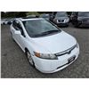 Image 6 : "NO RESERVE" - 2007 HONDA CIVIC WHITE  449109 KMS - 034736