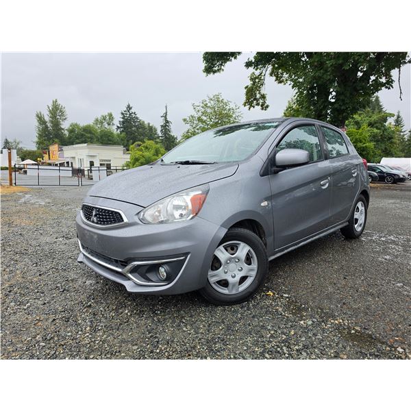 DUNCAN - 2019 MITSUBISHI MIRAGE GREY  204000 KMS - 012030-3