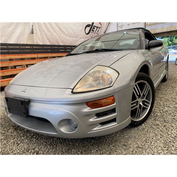 PARKSVILLE - 2003 MITSUBISHI ECLIPSE GREY 64295 KMS - 602970B