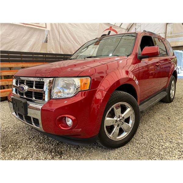 PARKSVILLE - 2010 FORD ESCAPE RED 163988 KMS - D02915