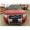 Image 6 : PARKSVILLE - 2010 FORD ESCAPE RED 163988 KMS - D02915