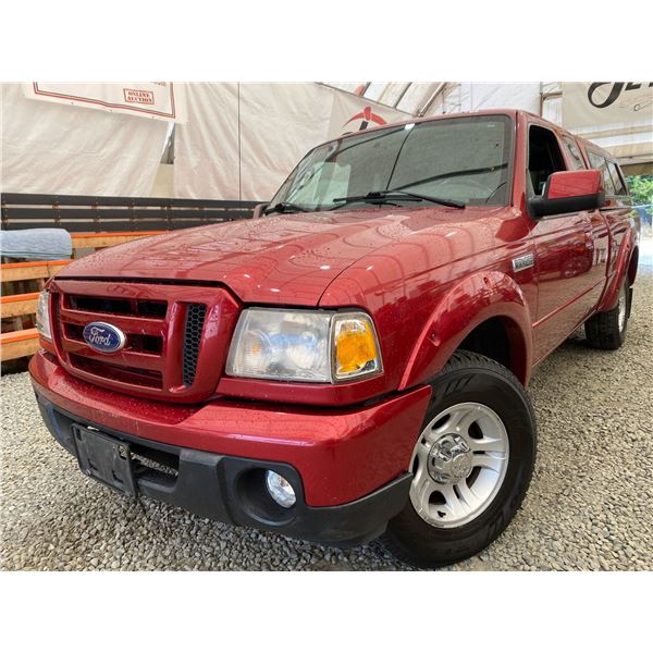 PARKSVILLE - 2010 FORD RANGER RED 190312 KMS - A07053