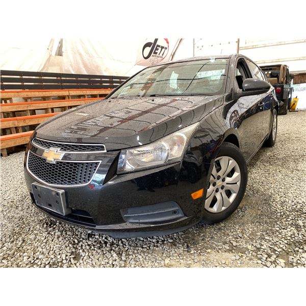PARKSVILLE - 2013 CHEVROLET CRUZE BLACK 284974 KMS - 129067-3