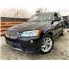 Image 1 : PARKSVILLE - 2013 BMW X3 BLACK 214722 KMS - A22849-3