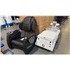 Image 1 : G5 PEDICURE SPA CHAIR GLASS BASIN 4-MOTOR SHIATSU 110V 85W 24V ECO-JET DRAIN PUMP SALON UNIT