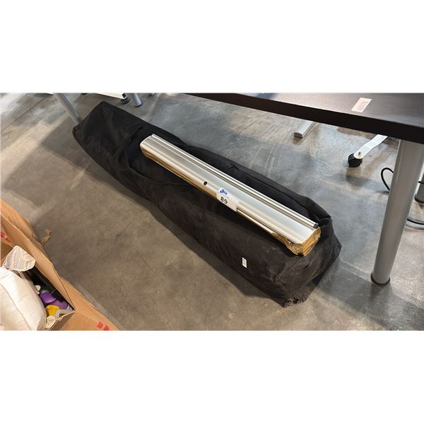 COMMERCIAL ~10FT POP-UP CANOPY TENT AND ROLL-UP BANNER STAND