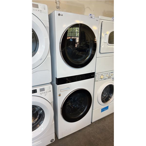 LG WASHTOWER WKE100HWA 27" VERTICAL VENTED ELECTRIC STACKED WASHER DRYER CENTER 120V/240V UNIT