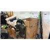 Image 1 : LINEN & DECOR LOT: WHITE TOWELS, OBLIQUE WALL MIRROR, SWIFFER KIT, HC PILLOWS
