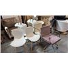 Image 1 : ASSORTED PREMIUM SEATING LOT PROVIDING LUXURY PLUSH OFFICE CHAIRS, A SWIVEL STOOL, AND FOLDING