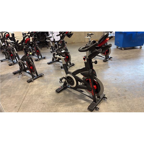 SCHWINN AC PERFORMANCE PLUS CARBON BLUE INDOOR CYCLING STUDIO SPIN BIKE WORN SEAT BASE