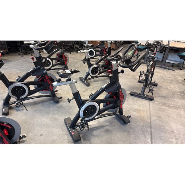 SCHWINN AC PERFORMANCE PLUS CARBON BLUE INDOOR CYCLING STUDIO SPIN BIKE WORN SEAT BASE