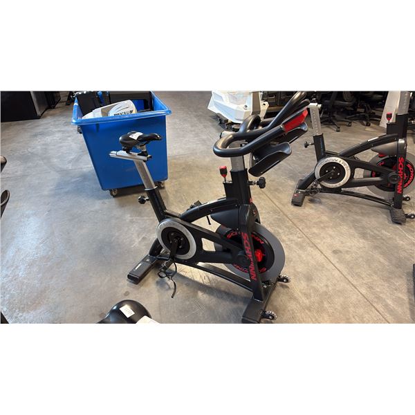 SCHWINN AC PERFORMANCE PLUS CARBON BLUE INDOOR CYCLING STUDIO SPIN BIKE WORN SEAT BASE