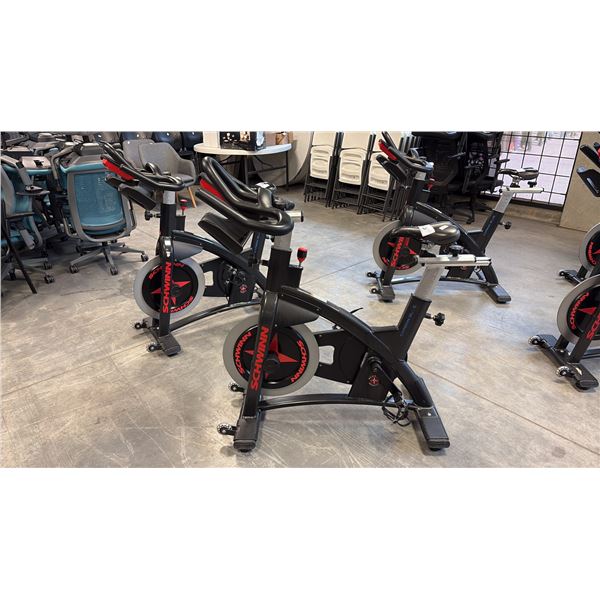 SCHWINN AC PERFORMANCE PLUS CARBON BLUE INDOOR CYCLING STUDIO SPIN BIKE WORN SEAT BASE