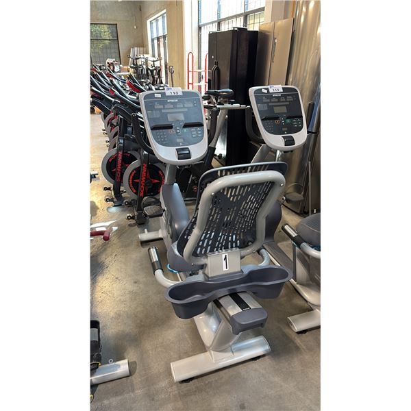 PRECOR RBK 835 / 815 COMMERCIAL STEP-THROUGH RECUMBENT BIKE ADVANCED LED CONSOLE