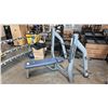 Image 2 : LIFE FITNESS SIGNATURE SERIES OLYMPIC FLAT BENCH HEAVY DUTY PREMIUM STEEL FREE WEIGHT PRESS STATION