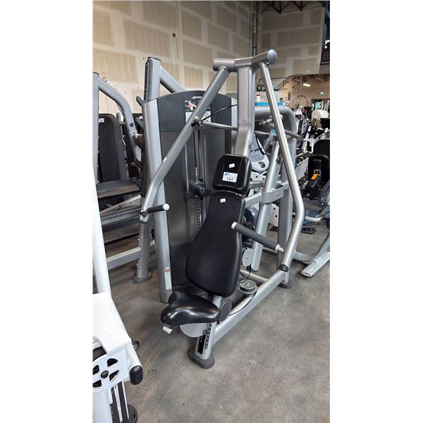 LIFE FITNESS SIGNATURE SERIES CHEST PRESS SELECTORIZED FZCP INDEPENDENT CONVERGING PUSH MACHINE