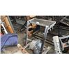 Image 1 : LIFE FITNESS SIGNATURE SERIES SHR CABLE HANDLE ACCESSORY TRAY & BARBELL GYM STORAGE RACK