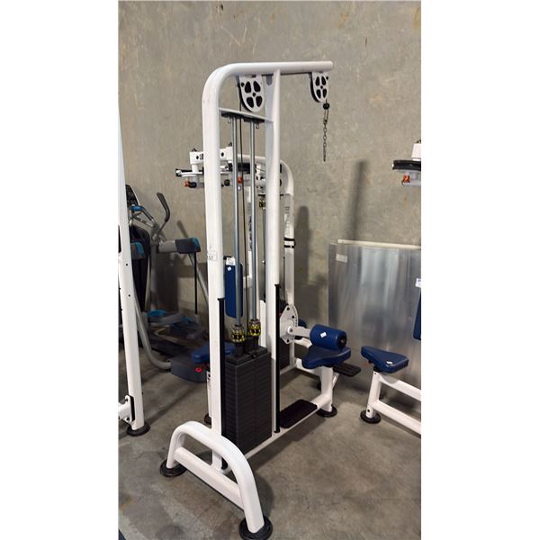 ATLANTIS STRENGTH D-123 COMMERCIAL PRECISION SERIES SELECTORIZED LAT PULLDOWN BACK MACHINE
