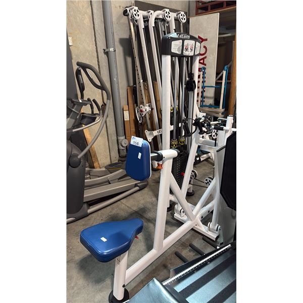 ATLANTIS STRENGTH D-337 COMMERCIAL PRECISION SERIES DIVERGING ROW SELECTORIZED BACK MACHINE