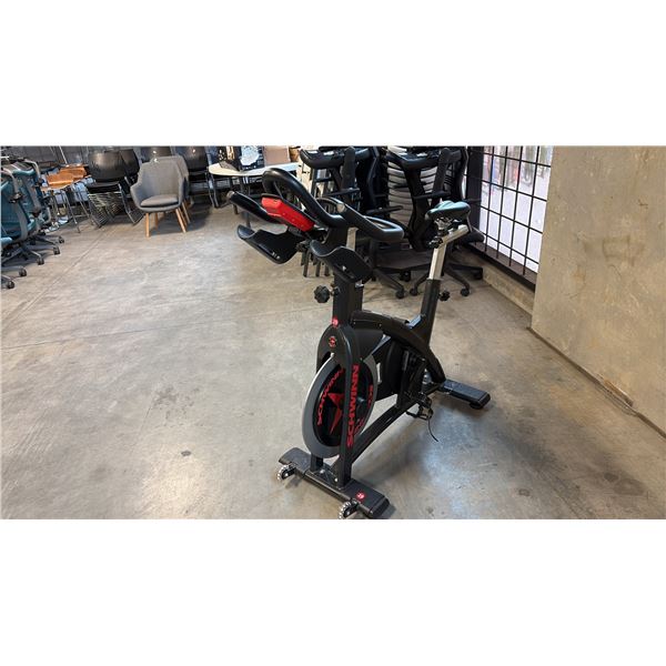 SCHWINN AC PERFORMANCE PLUS CARBON BLUE INDOOR CYCLING STUDIO SPIN BIKE WORN SEAT BASE