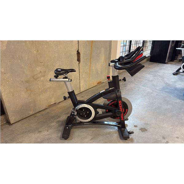 SCHWINN AC PERFORMANCE PLUS CARBON BLUE INDOOR CYCLING STUDIO SPIN BIKE WORN SEAT BASE