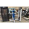 Image 1 : ATLANTIS PRECISION SERIES ISO-LATERAL SEATED SHOULDER PRESS DUAL STACK OVERHEAD WHITE GYM MACHINE