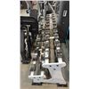 Image 1 : ATLANTIS COMMERCIAL 2-TIER 10-PAIR POLYPROPYLENE SADDLE DUMBBELL STORAGE RACK