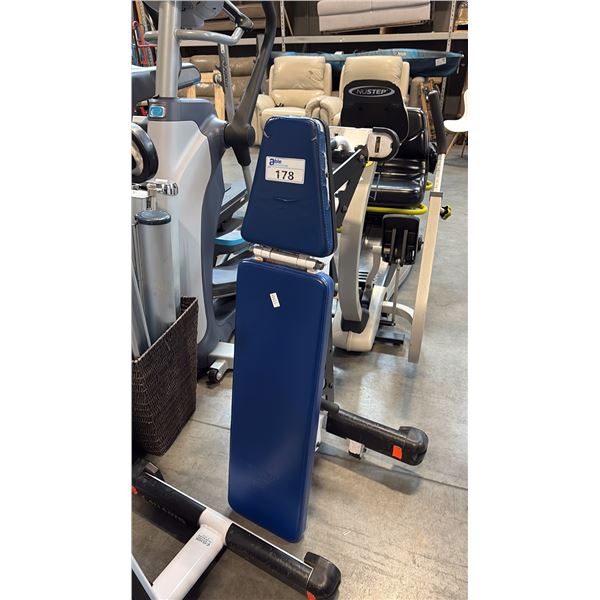 ATLANTIS STRENGTH B177 COMMERCIAL MULTI-ANGLE ADJUSTABLE LADDER FREE-WEIGHT WORKOUT GYM BENCH