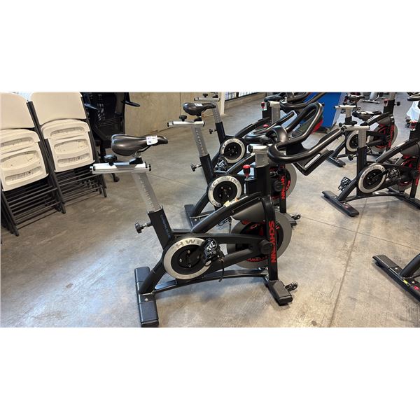 SCHWINN AC PERFORMANCE PLUS CARBON BLUE INDOOR CYCLING STUDIO SPIN BIKE WORN SEAT BASE