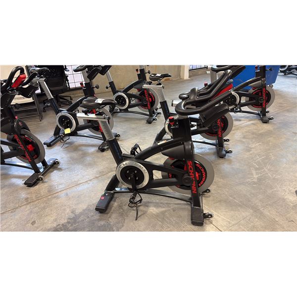 SCHWINN AC PERFORMANCE PLUS CARBON BLUE INDOOR CYCLING STUDIO SPIN BIKE WORN SEAT BASE