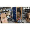 Image 1 : COMMERCIAL FACILITY LOT: WIDE MASSAGE TABLE, MEDICINE BALL RACK, KETTLEBELLS, OLYMPIC BARS GRIPS