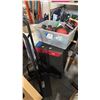 Image 6 : COMMERCIAL FACILITY LOT: WIDE MASSAGE TABLE, MEDICINE BALL RACK, KETTLEBELLS, OLYMPIC BARS GRIPS