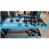 Image 1 : ASSORTED DUMBBELLS WITH RUBBER EXTERIOR FROM 25LBS TO 5LBS