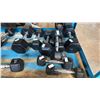 Image 2 : ASSORTED DUMBBELLS WITH RUBBER EXTERIOR FROM 25LBS TO 5LBS