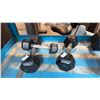 Image 3 : ASSORTED DUMBBELLS WITH RUBBER EXTERIOR FROM 25LBS TO 5LBS