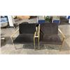 Image 2 : CB2 CUE CHAIR ULTRA MODERN LOW PROFILE DEEP SEAT ANGLED LOUNGE ACCENT ARMCHAIR