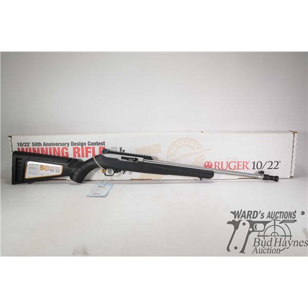 Non-Restricted rifle Ruger model 10/22 50th Anniversary, 22 LR ten shot semi automatic, w/ bbl lengt
