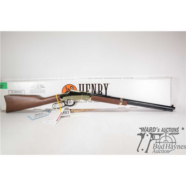 Non-Restricted rifle Henry model H004M, .22 Mag lever action, w/ bbl length 20.5" [Blued octagonal b
